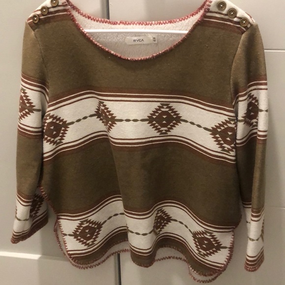 RVCA boho pattern sweater - Picture 3 of 6